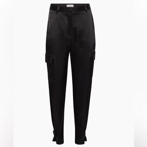 Aritzia Refined Satin Cargo Pant
